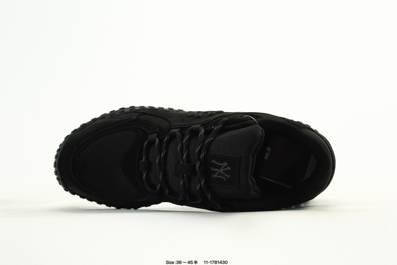 MLB Retro Lightweight Couple Sneakers Black