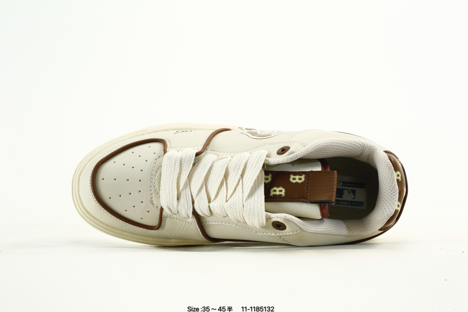 MLB Big Ball Chunky A Sneakers Beige/Brown