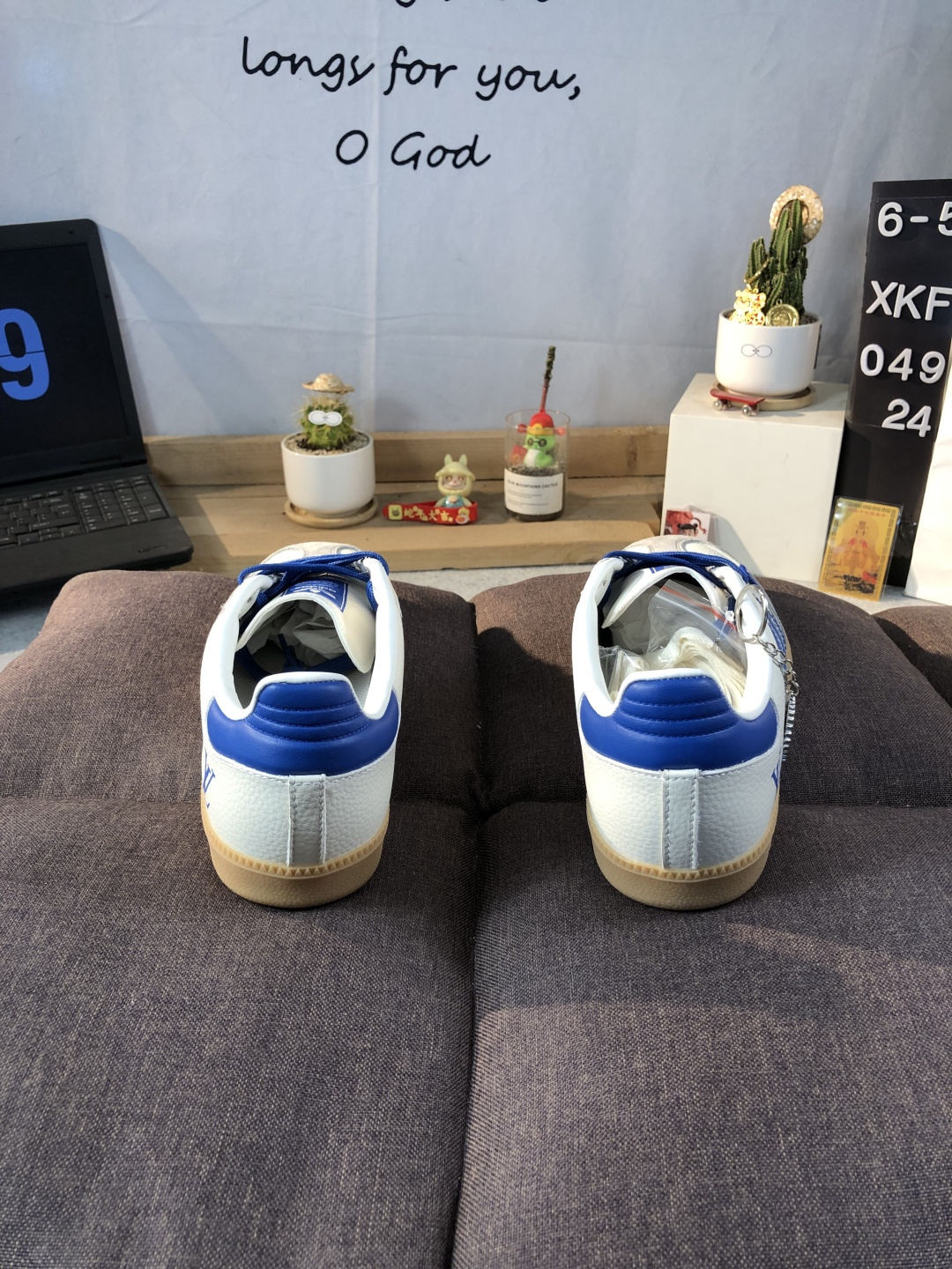 Adidas Samba OG Low Sneakers White/Blue