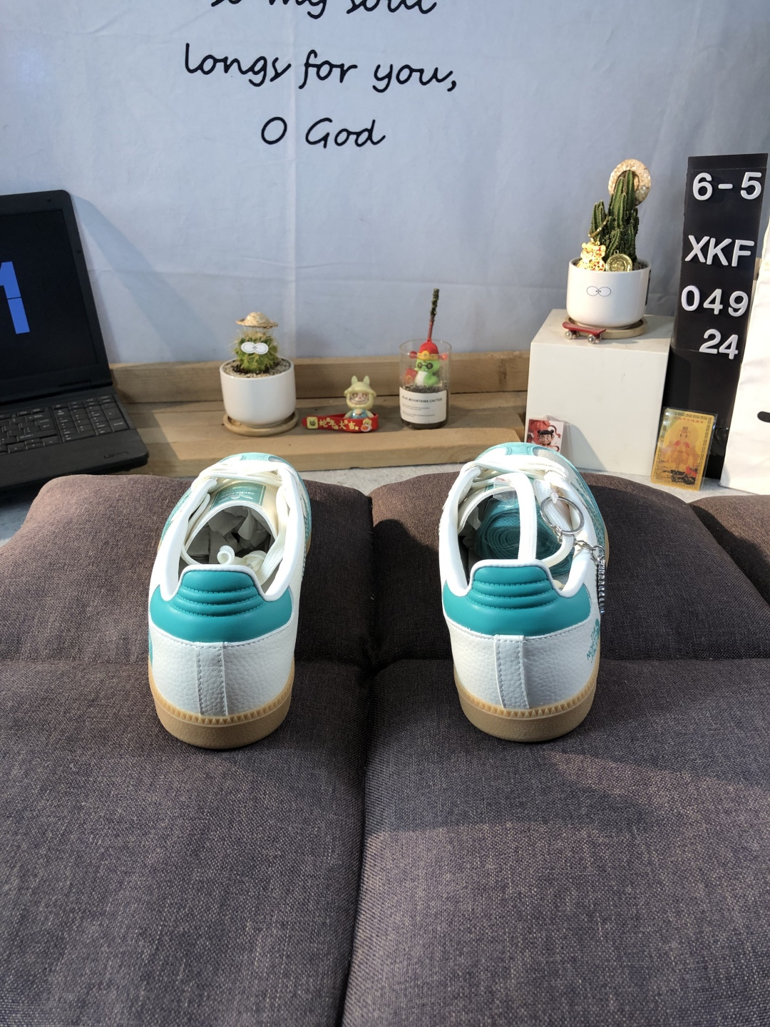 Adidas Samba OG Low Sneakers White/Teal