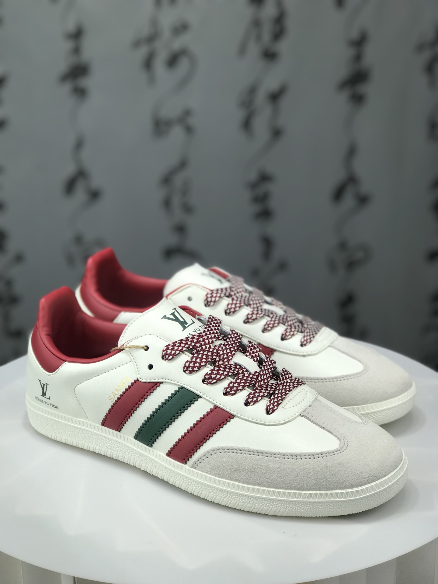 Adidas Originals Samba OG DIY Sneakers White/Red/Green