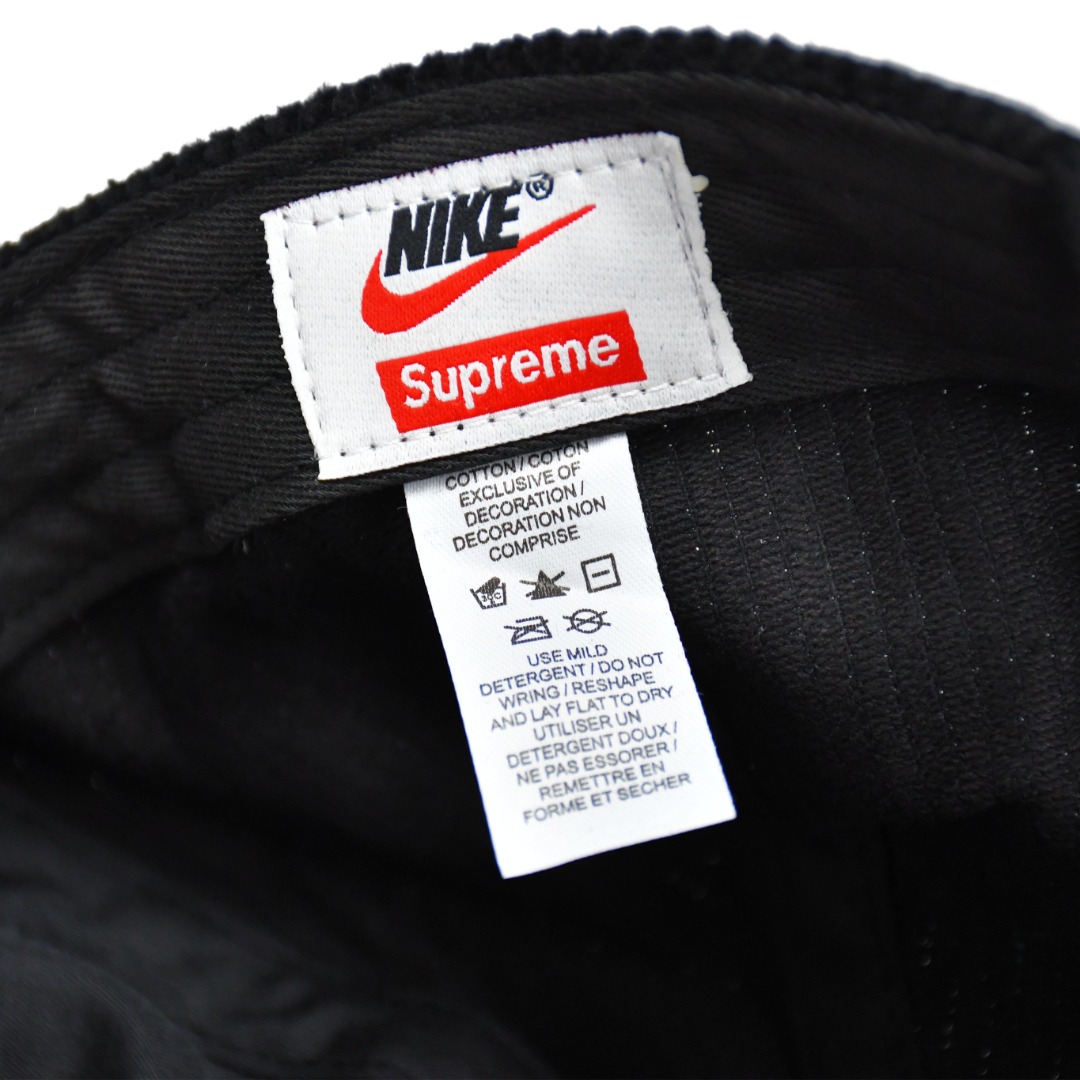 Nike x Supreme Corduroy 6-Panel Cap Black