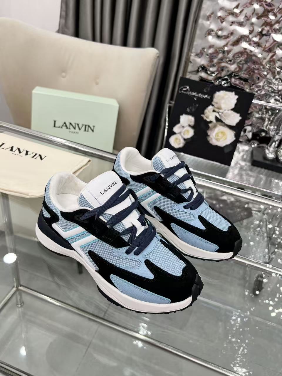 Lanvin CLAY Low-Top Sneakers Multicolor