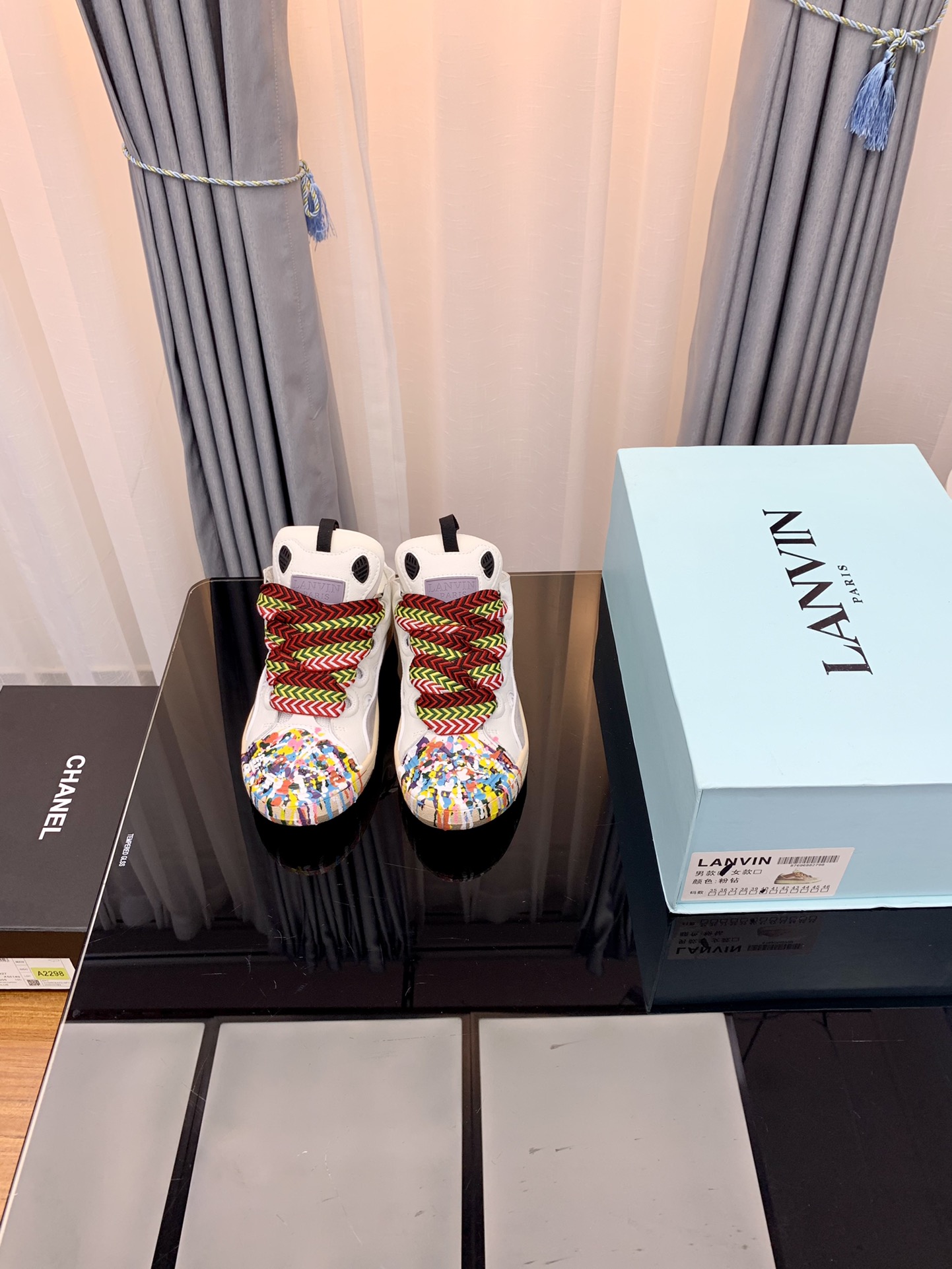 Lanvin Curb Sneakers Multicolor