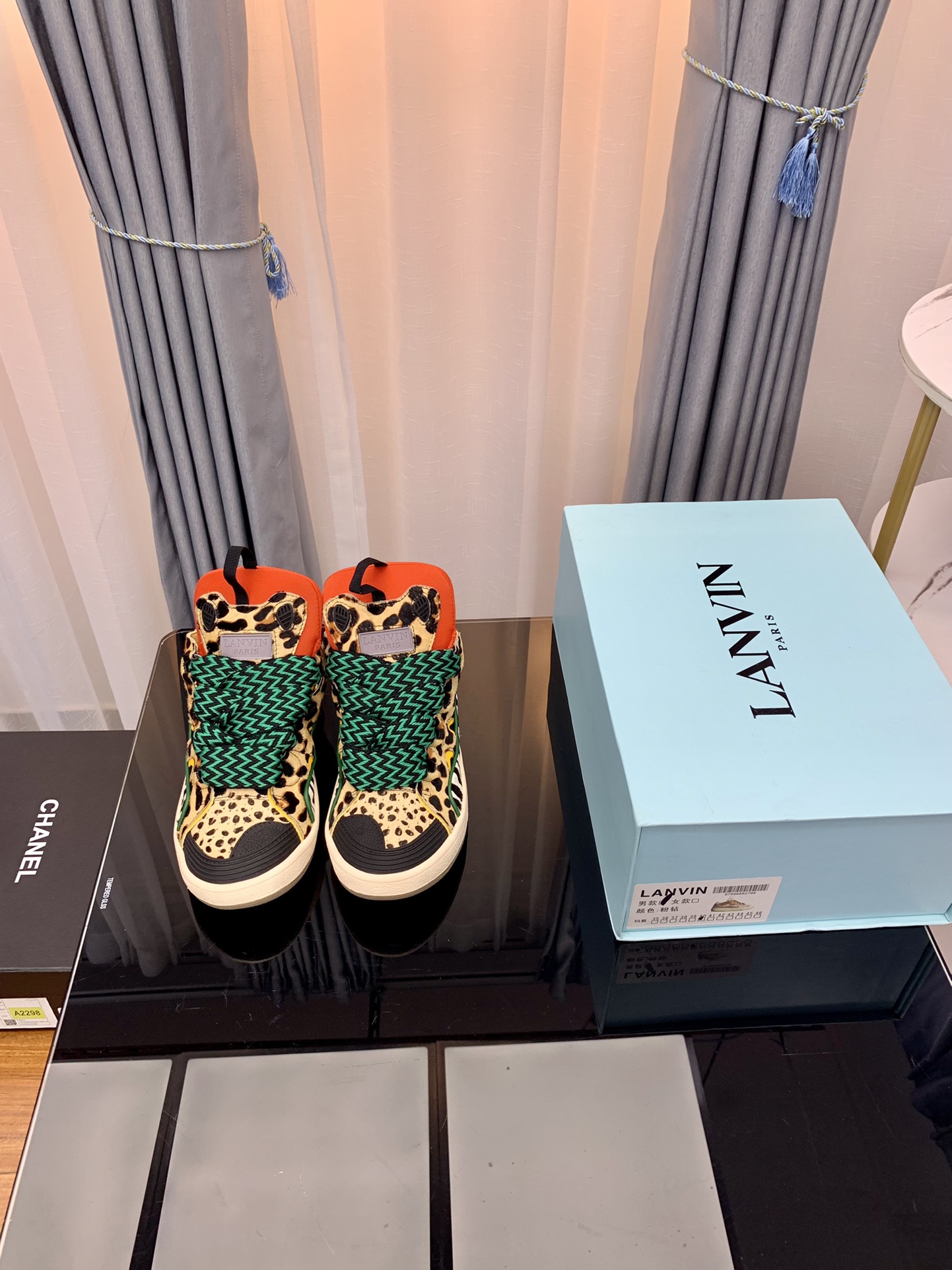 Lanvin Curb Sneakers Multicolor