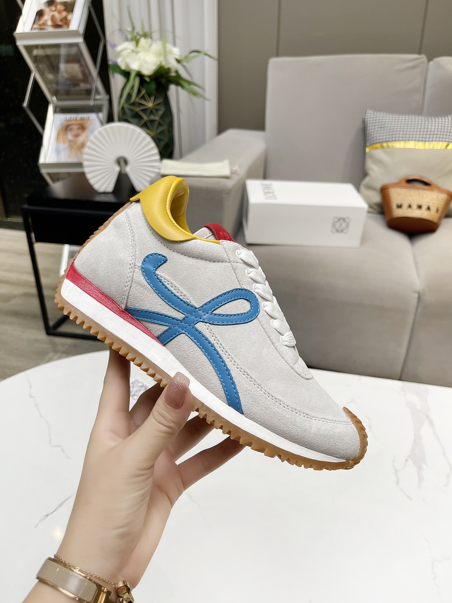 Loewe Hidden Lift Retro Runner Sneakers Multicolor