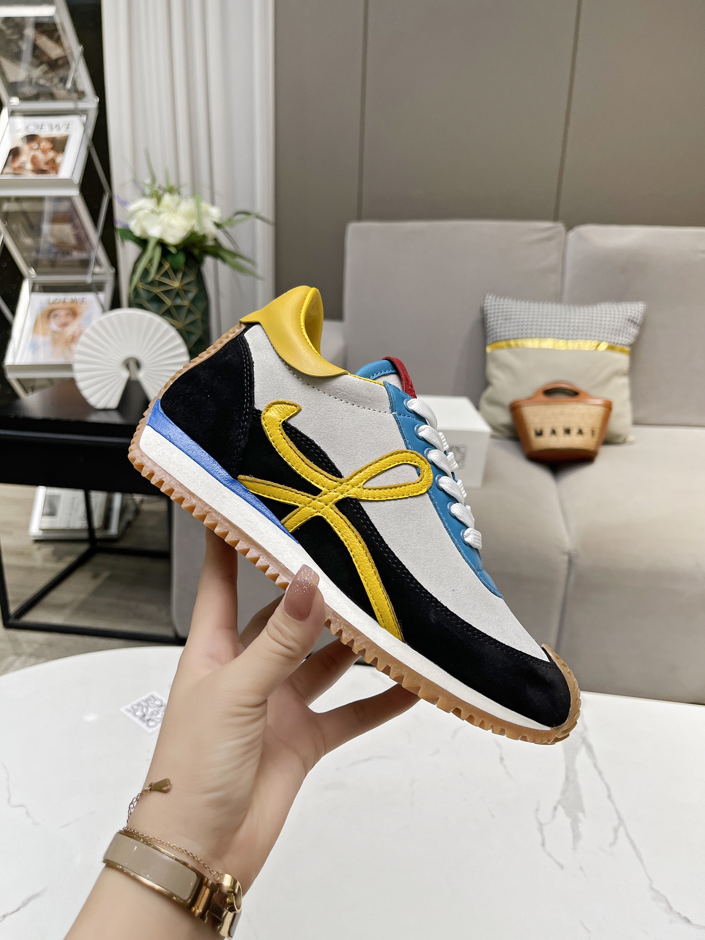 Loewe Hidden Wedge Trainers Multicolor