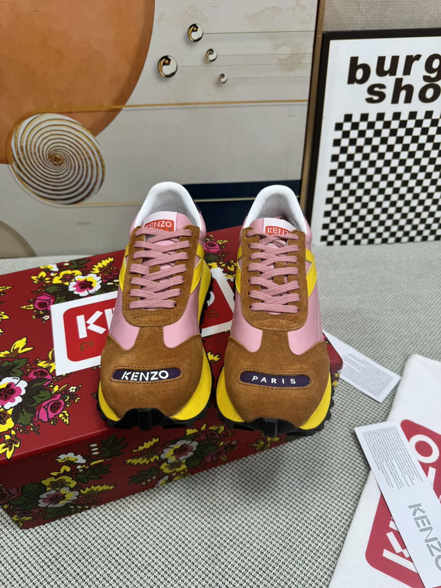 Kenzo Paris Retro Runner Shoes Multicolor