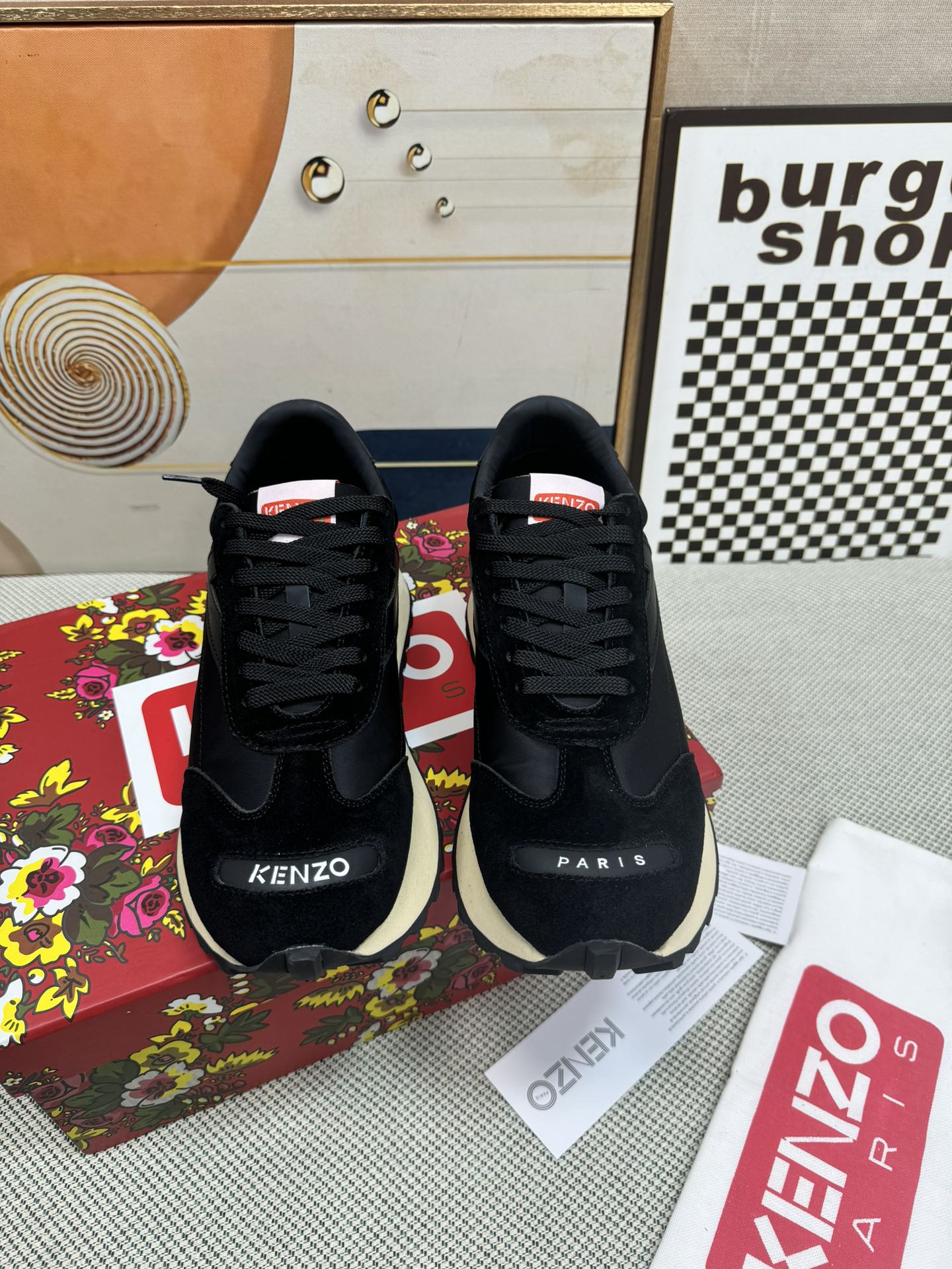 Kenzo Classic Runner Sneakers Black