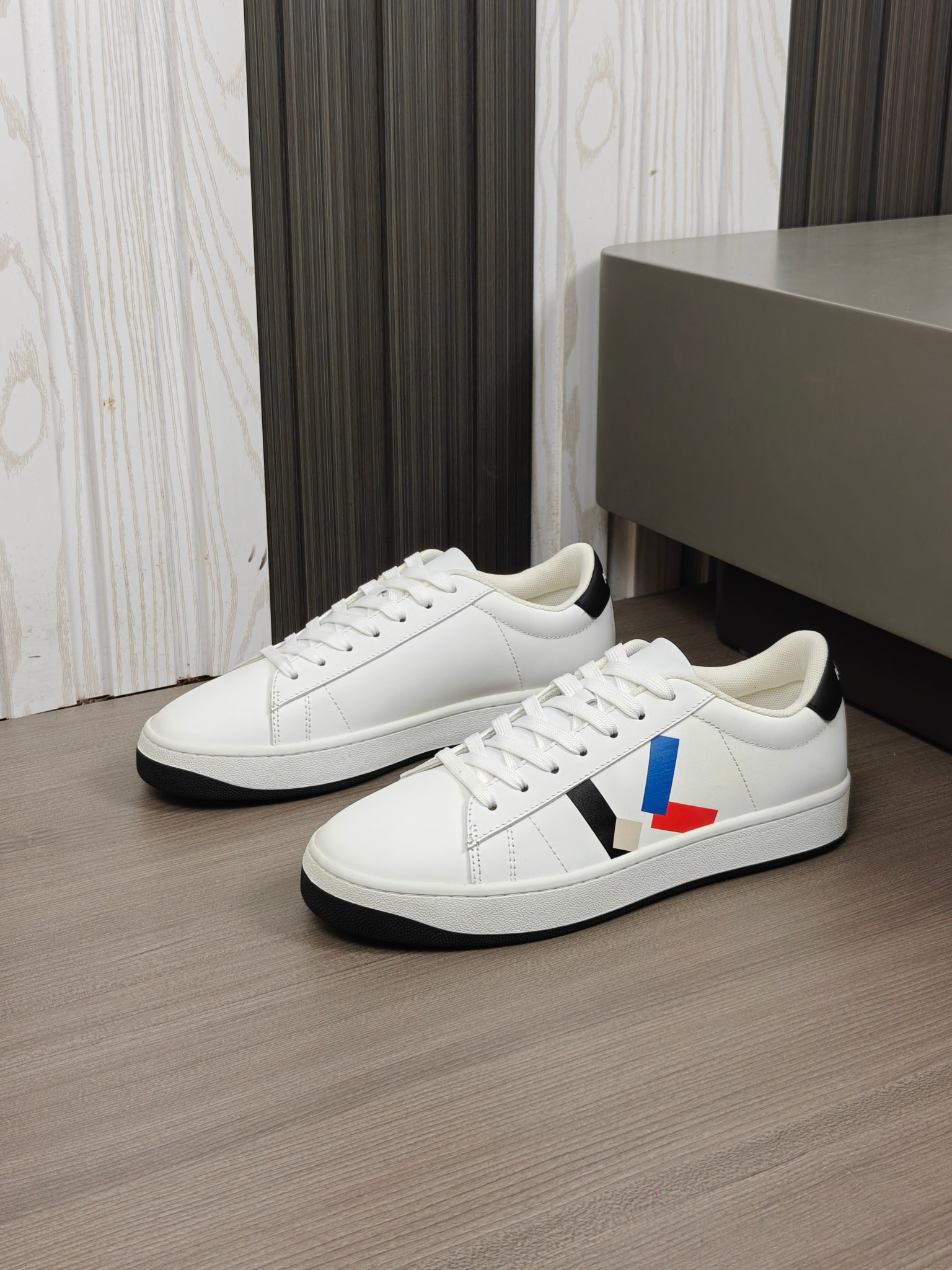 Kenzo Leather Casual Sneakers Multicolor