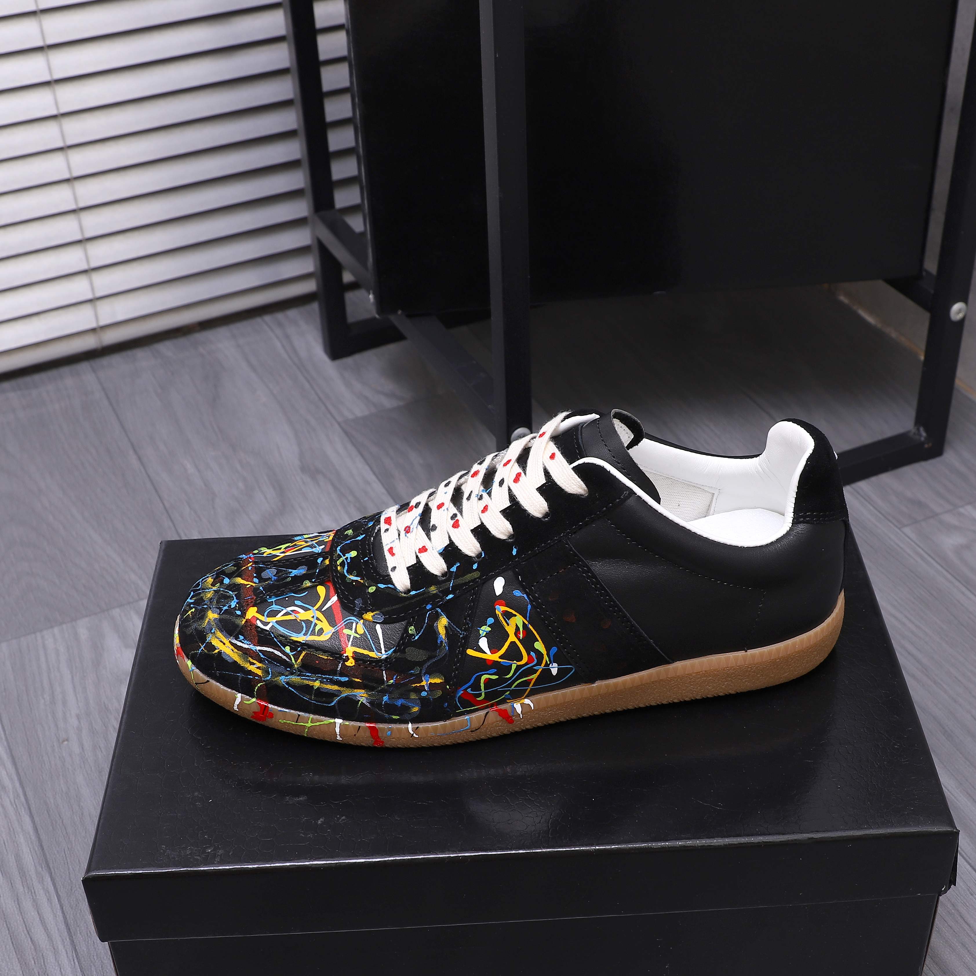 Maison Margiela Paint Splash Sneakers Multi-Color