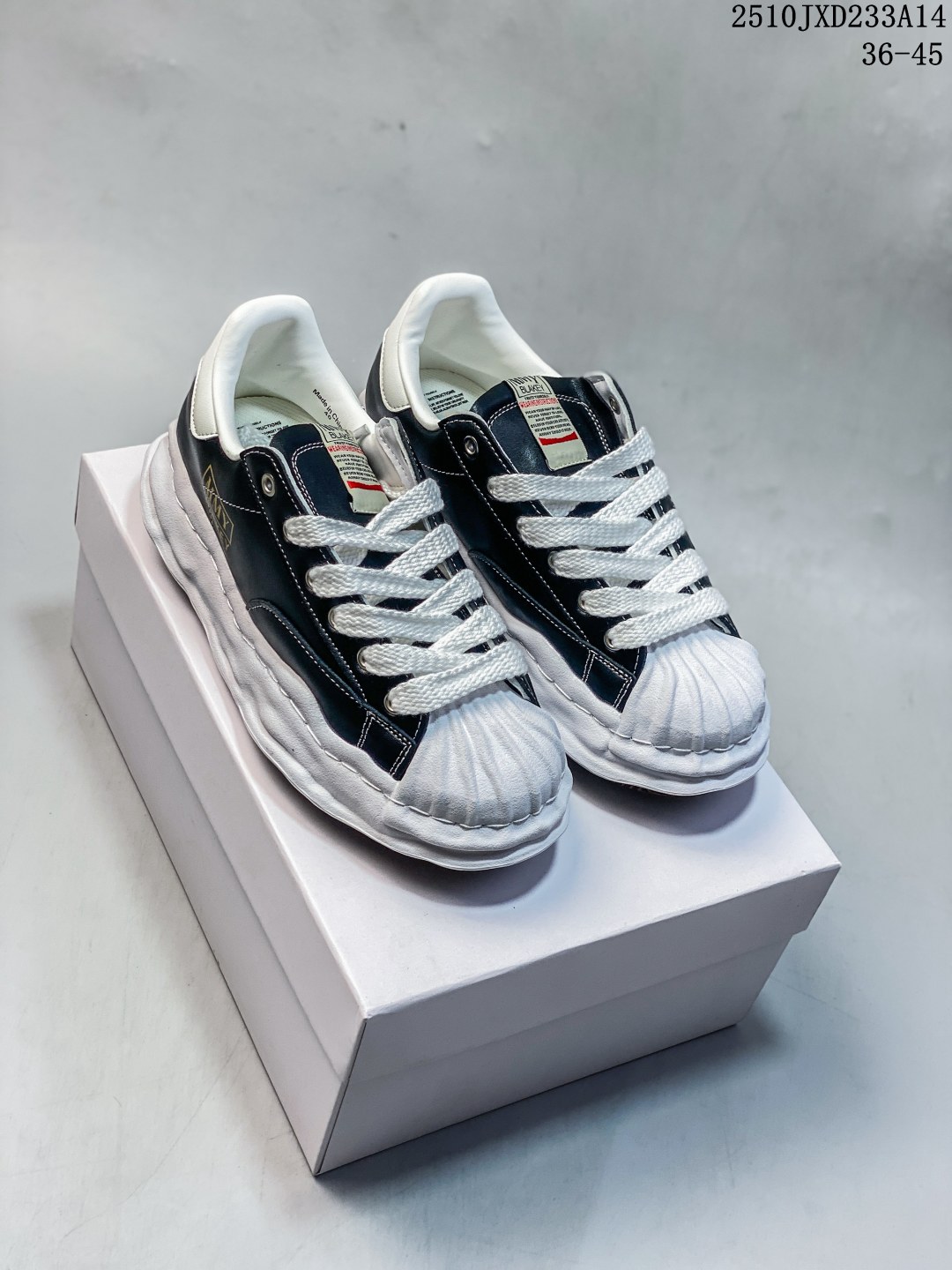 Maison Mihara Yasuhiro MMY Original Sole Low Sneakers Black/White