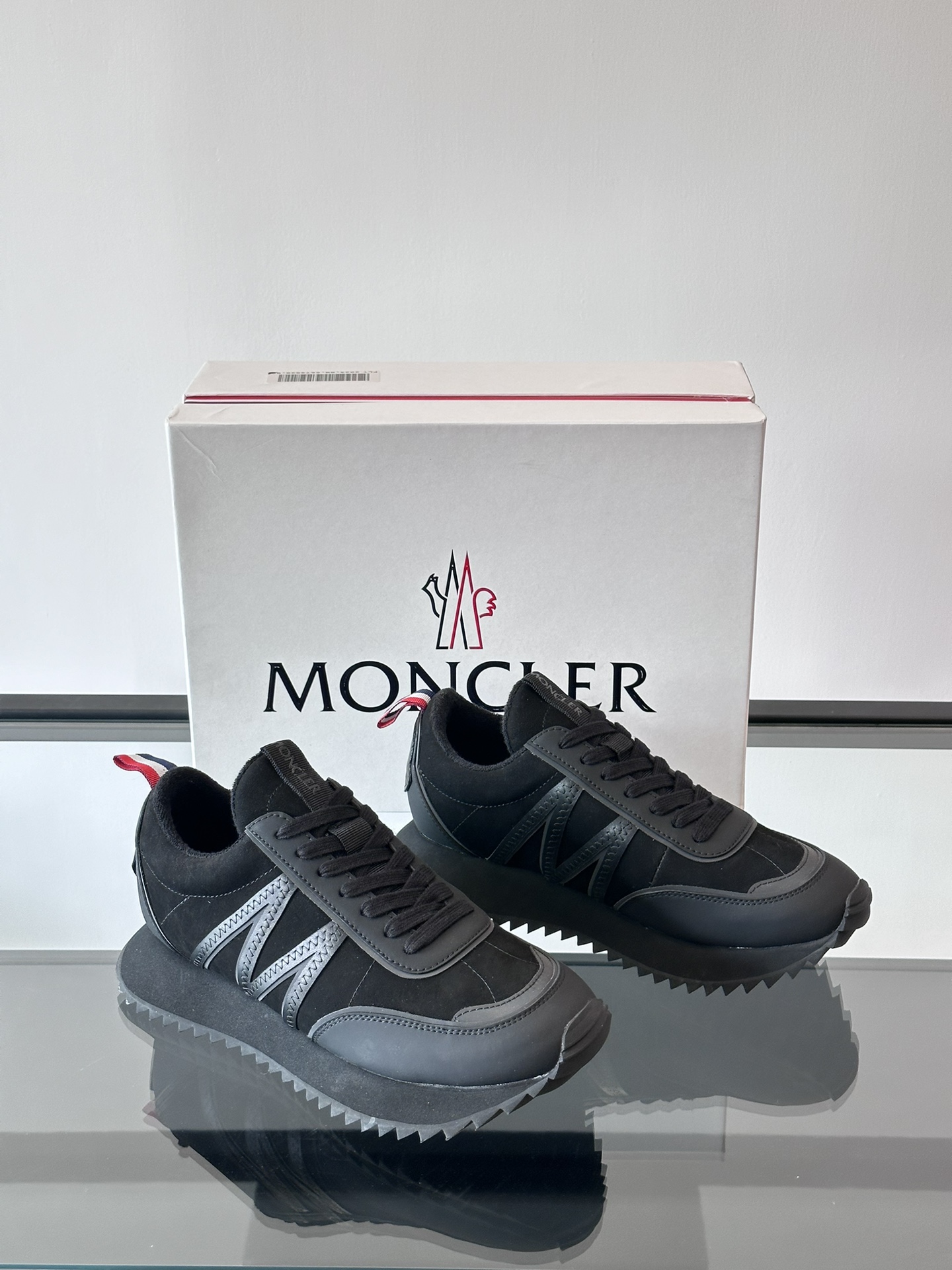 Moncler Pacey Chunky Sneakers Black