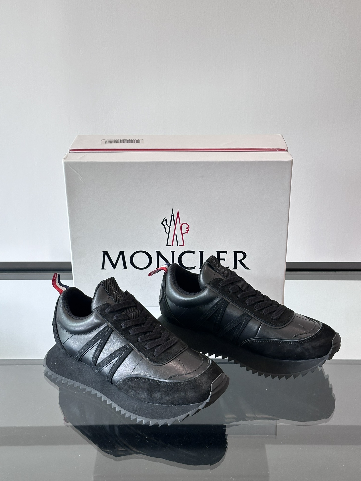 Moncler Pacey Chunky Sneakers Black