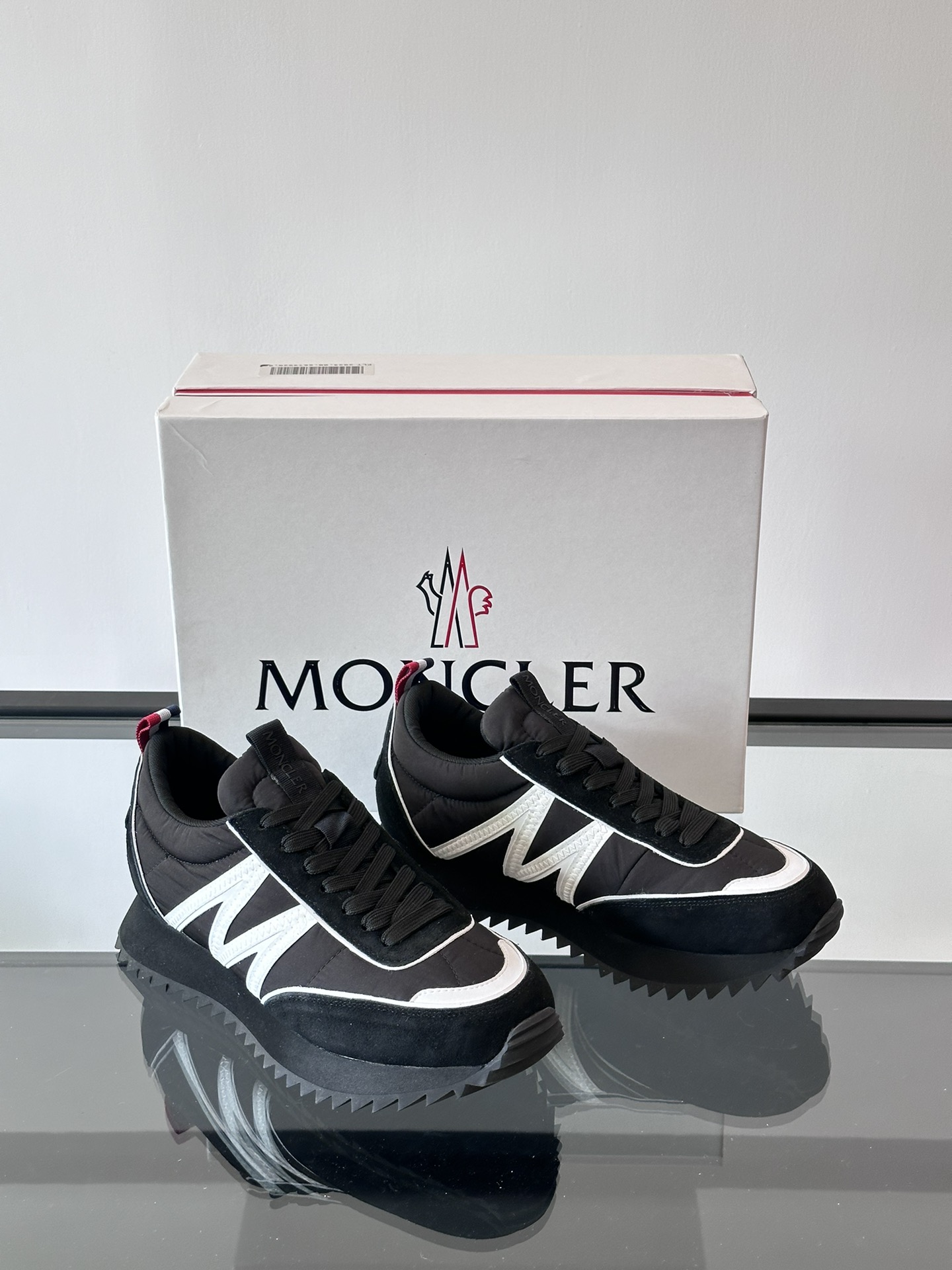 Moncler Pacey Chunky Sneakers Black