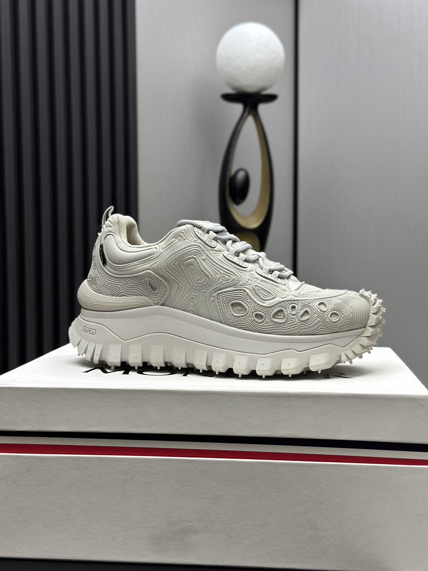 Moncler Trailgrip GTX Hiking Sneakers White