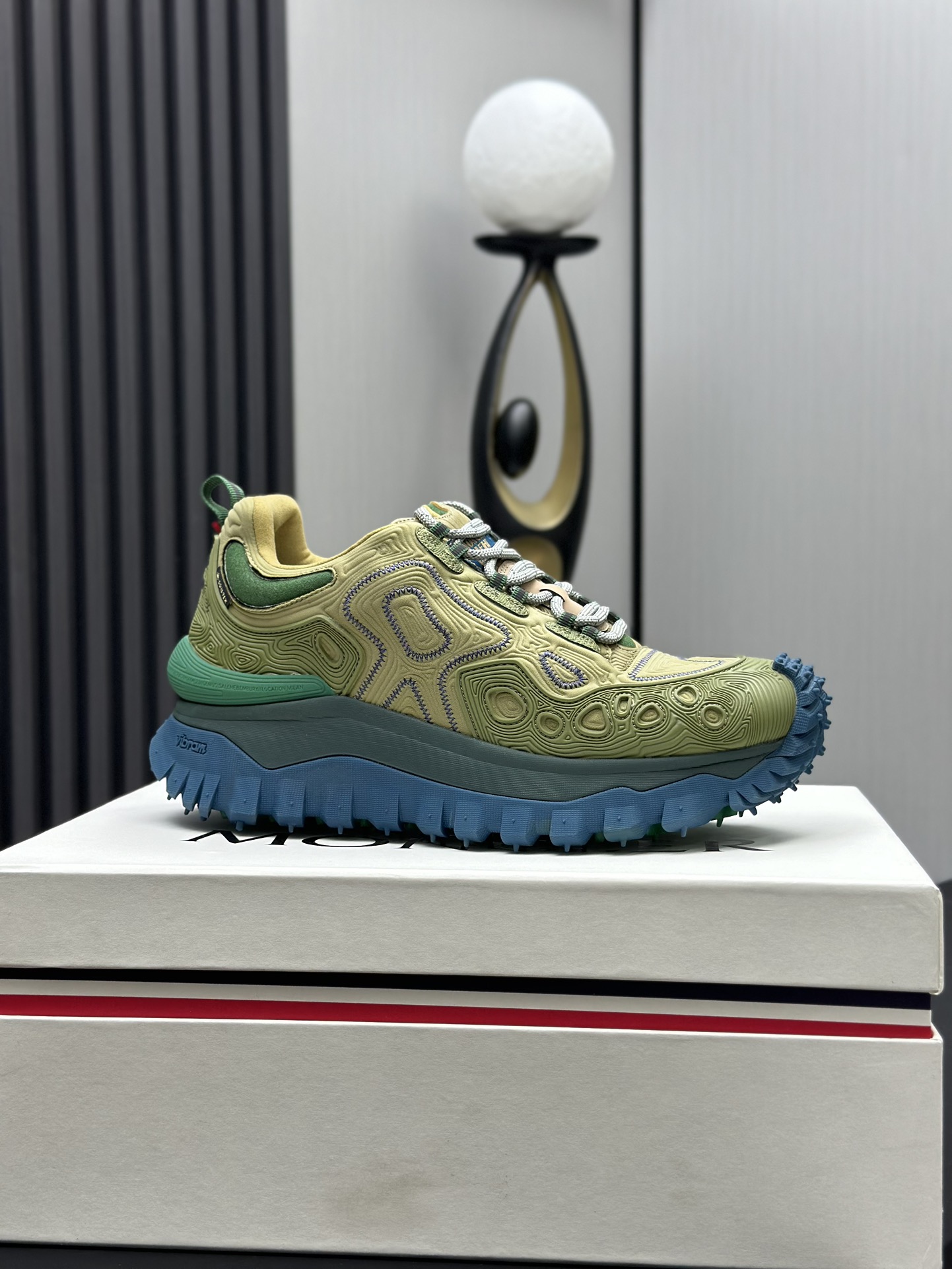 Moncler Trailgrip GTX Hiking Shoes Green