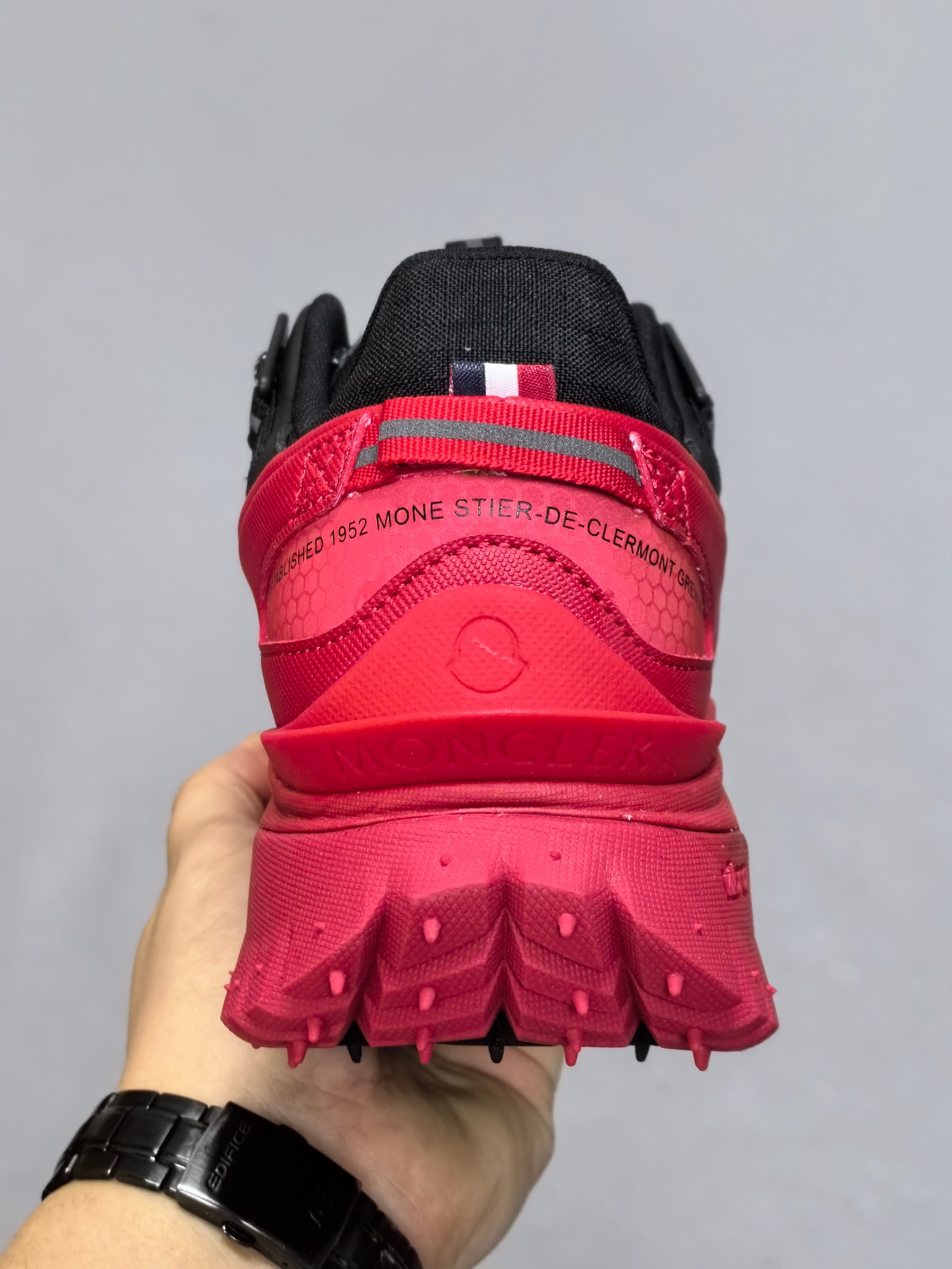 Moncler Trailgrip GTX Outdoor Sneakers Red