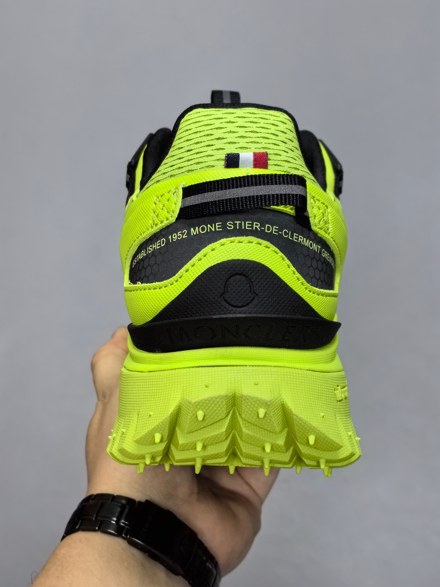 Moncler Trailgrip GTX Hiking Sneakers Neon Green