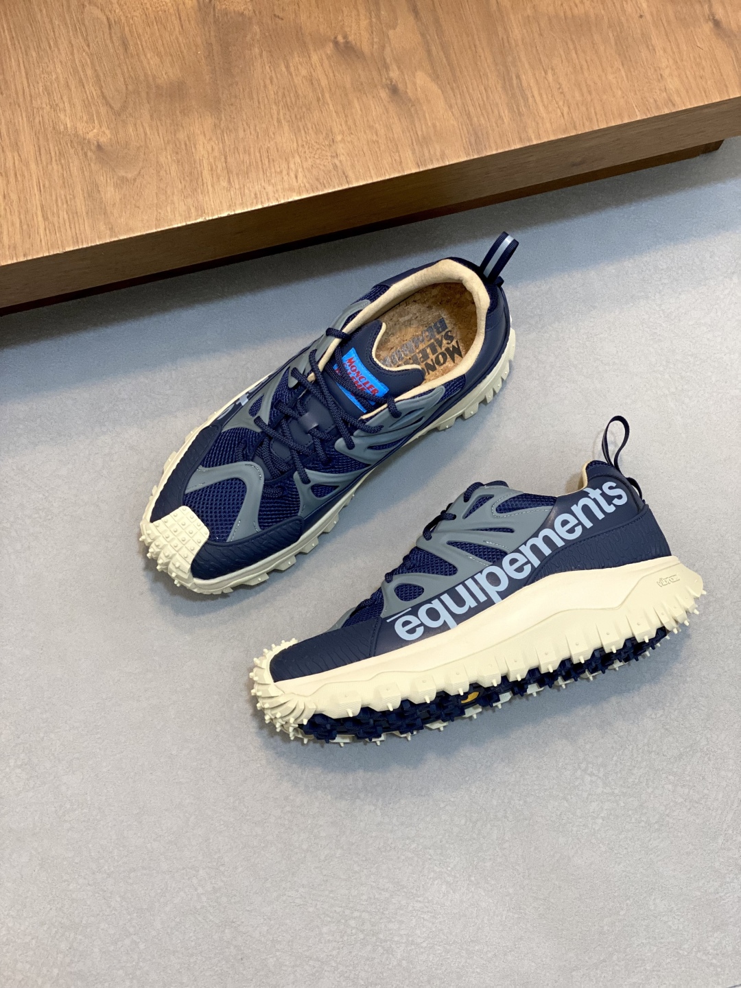 Moncler Trailgrip Amoeba Shoes Navy