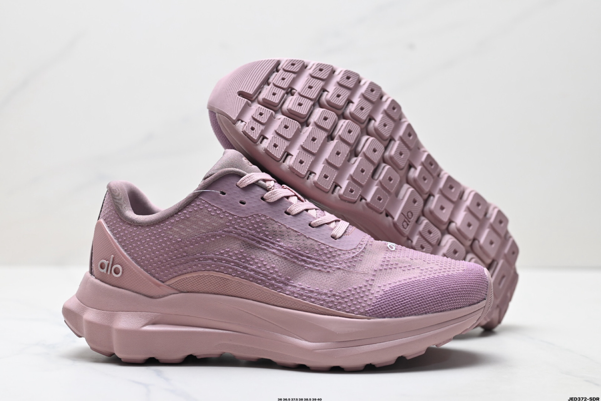 Alo Yoga Alo Runner Mesh Trainers Mauve Pink