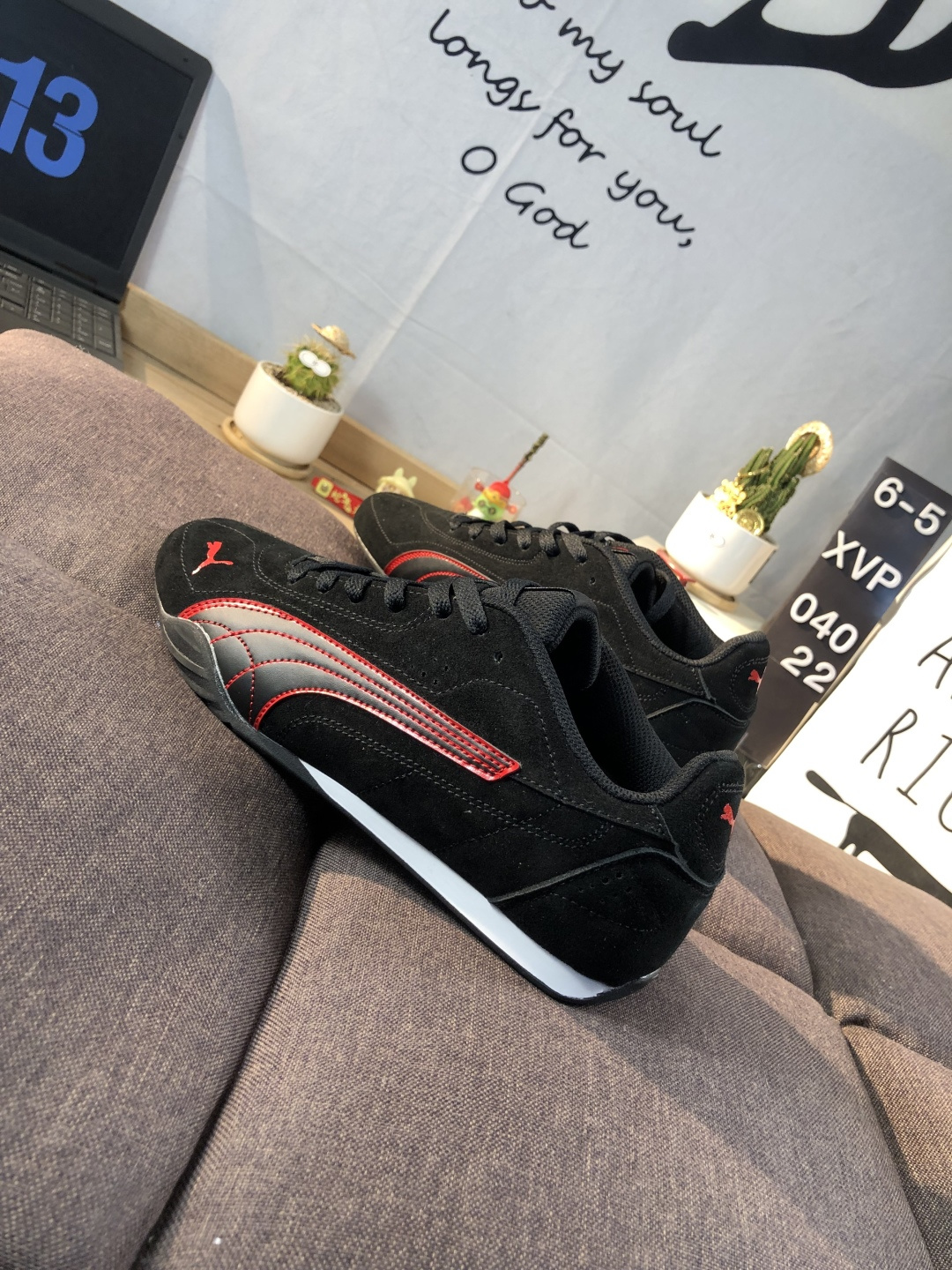 Puma Racing Low-Top Sneakers Black/Red