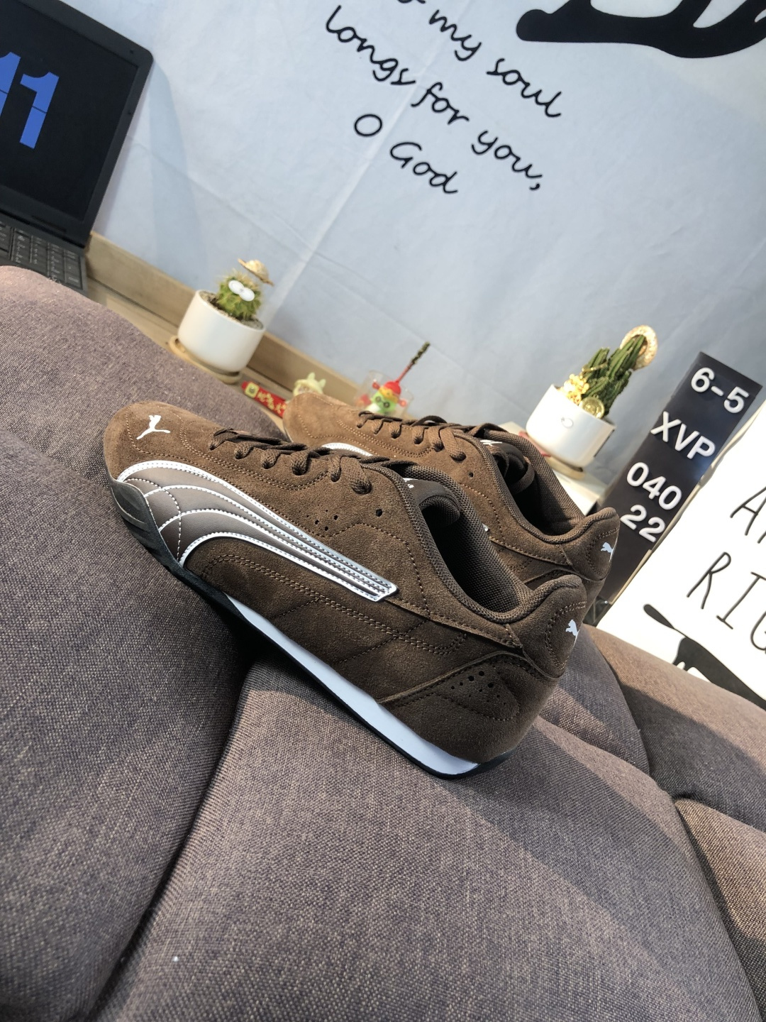 Puma Racing Low-Top Sneakers Brown
