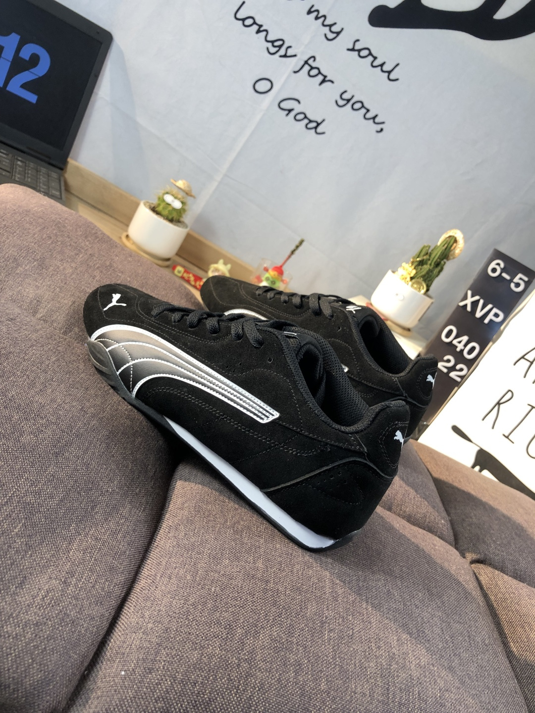 Puma Racing Low-Top Sneakers Black