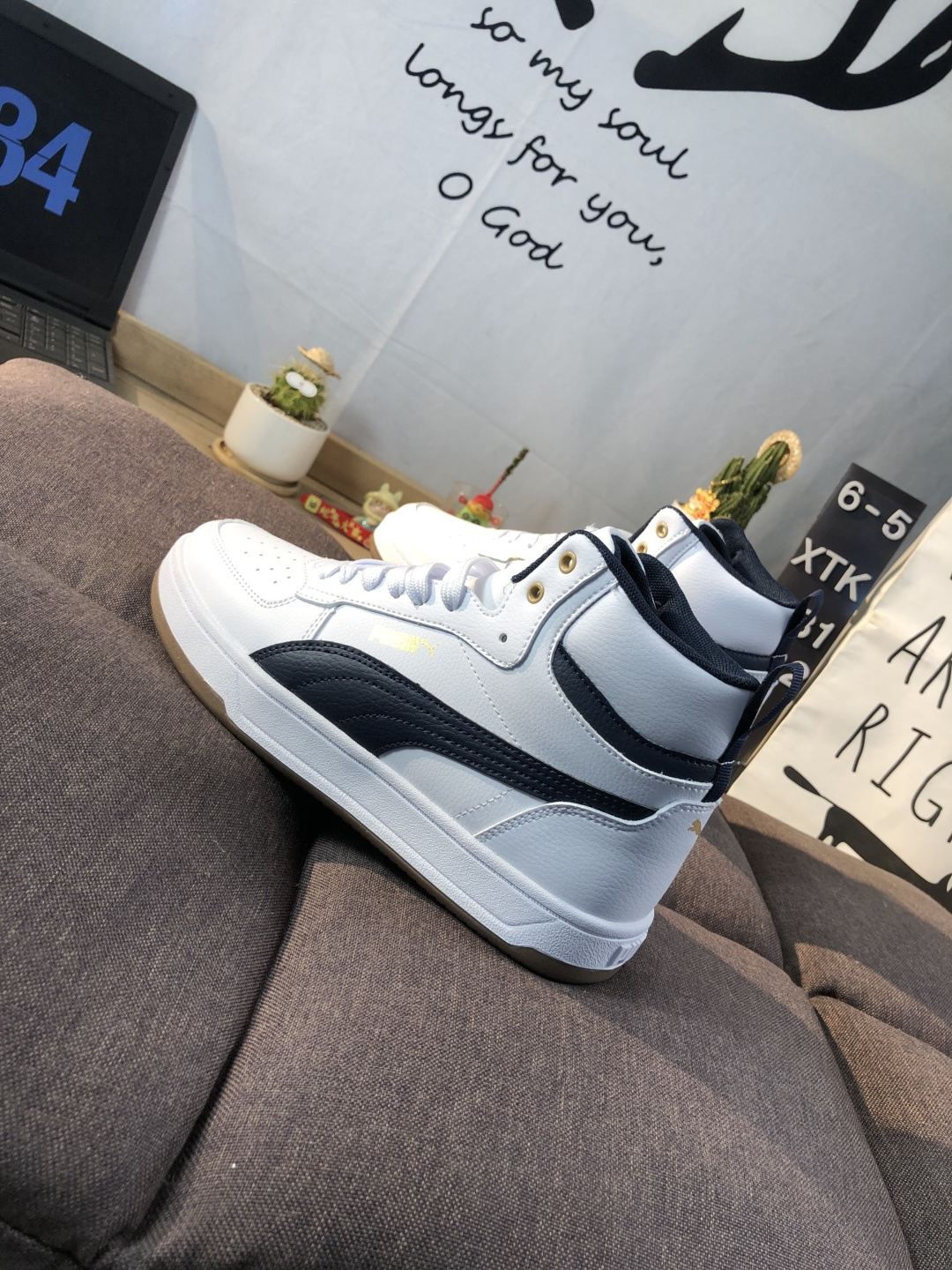 Puma Ralph Sampson Mid Sneakers White/Navy
