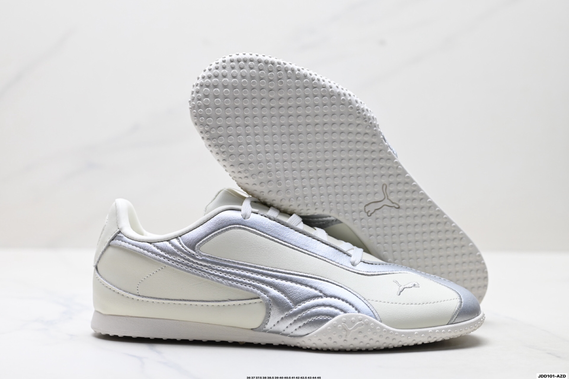 Puma Bella V2 Leather Sneaker White/Silver