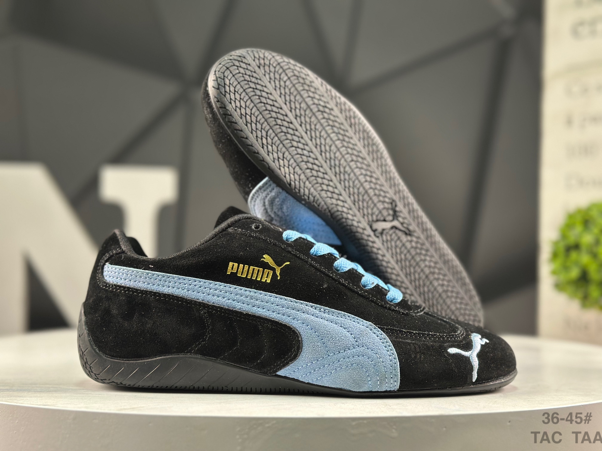 Puma Speed OG Suede Sneakers Black/Blue