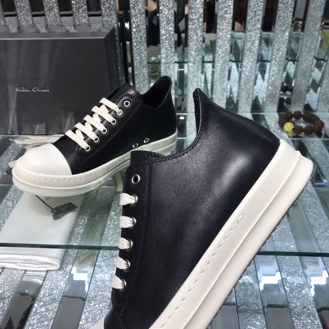 Rick Owens Low Sneaker Black