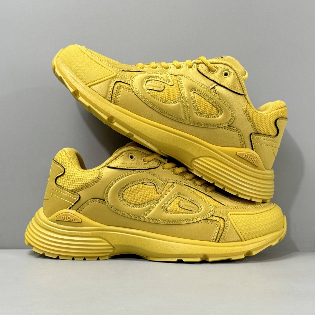 Dior B30 Low-Top Sneakers Yellow