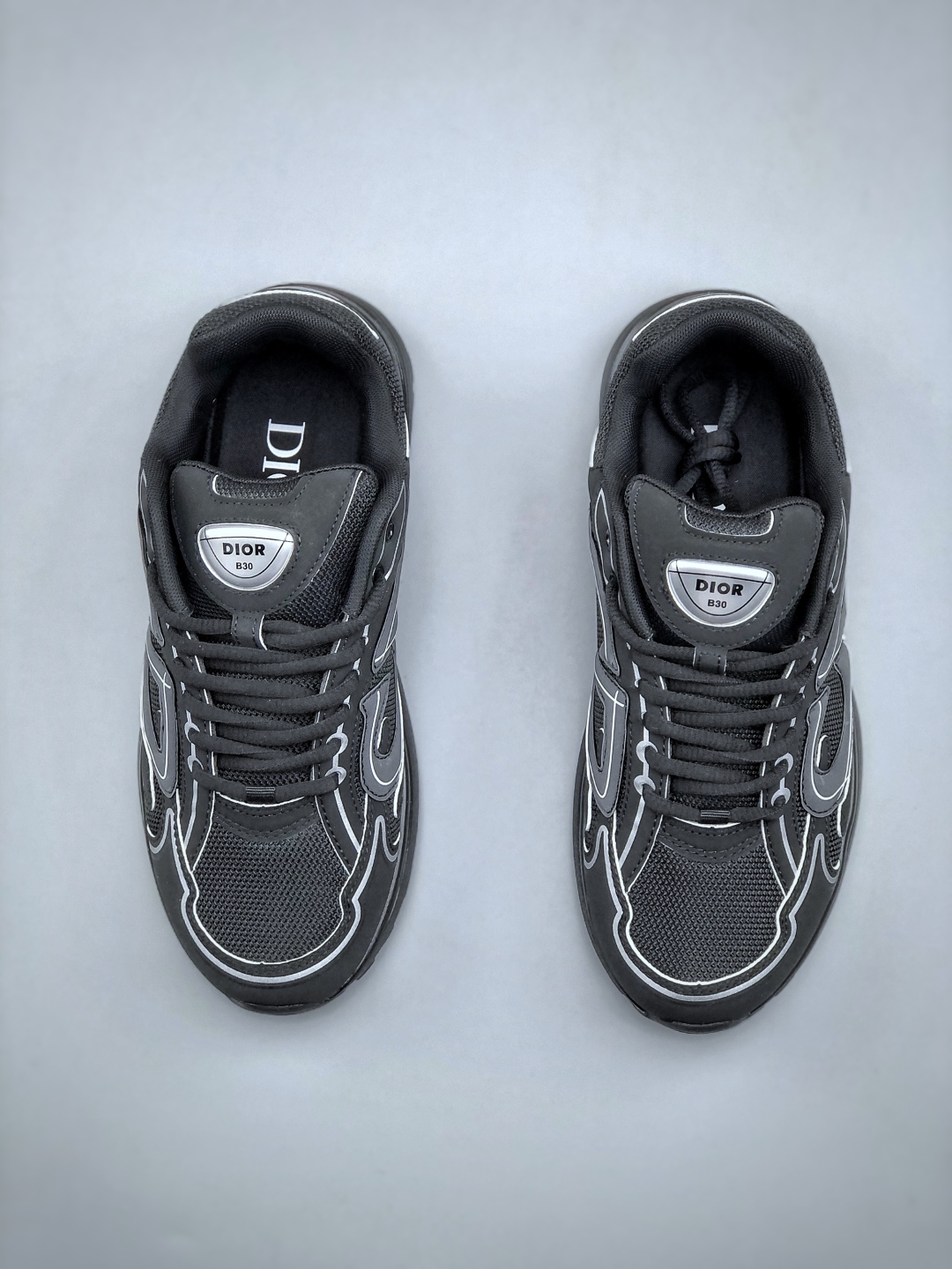Dior B30 Chunky Runner Sneakers Black