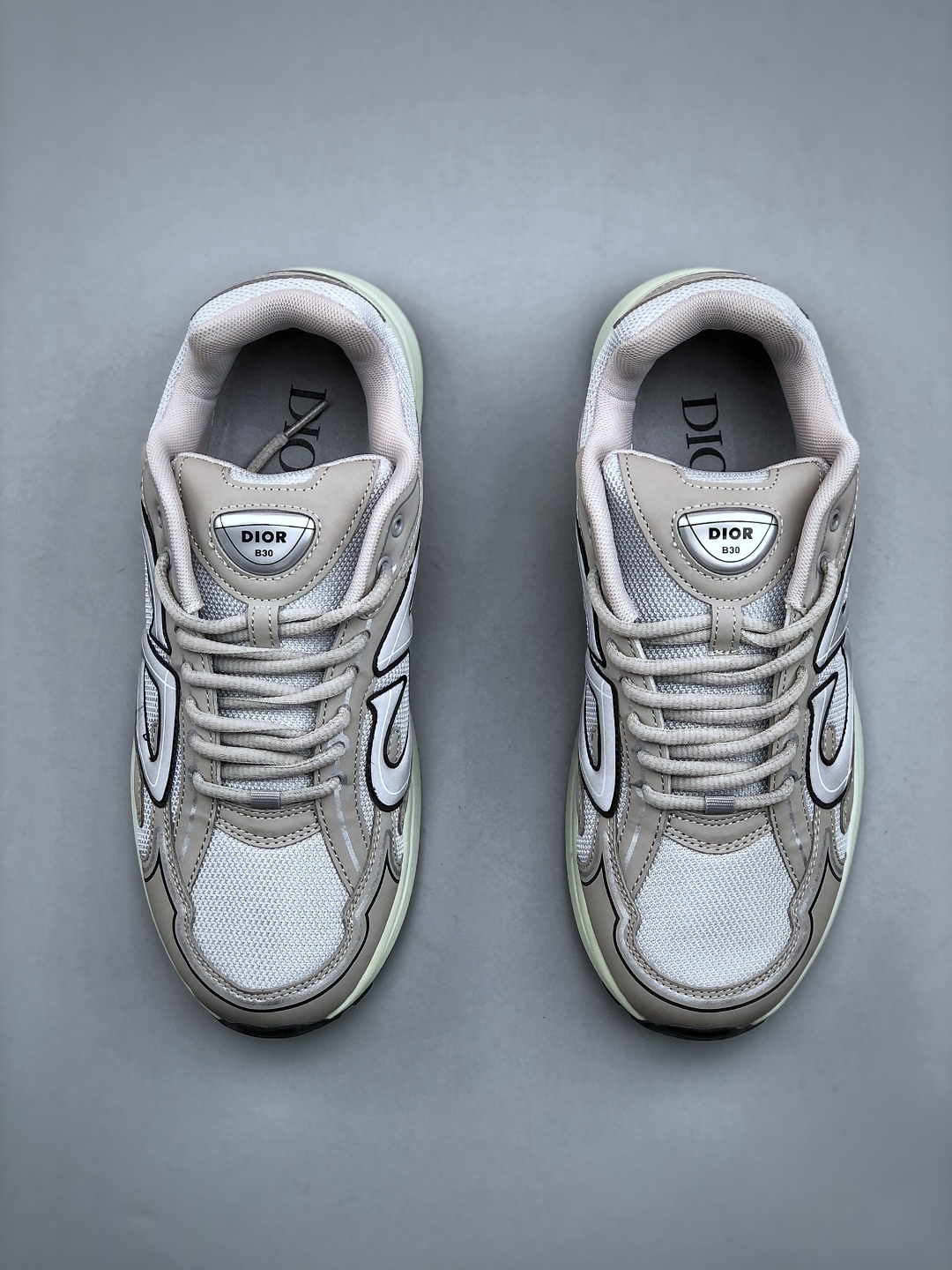 Dior B30 Chunky Running Sneakers Grey