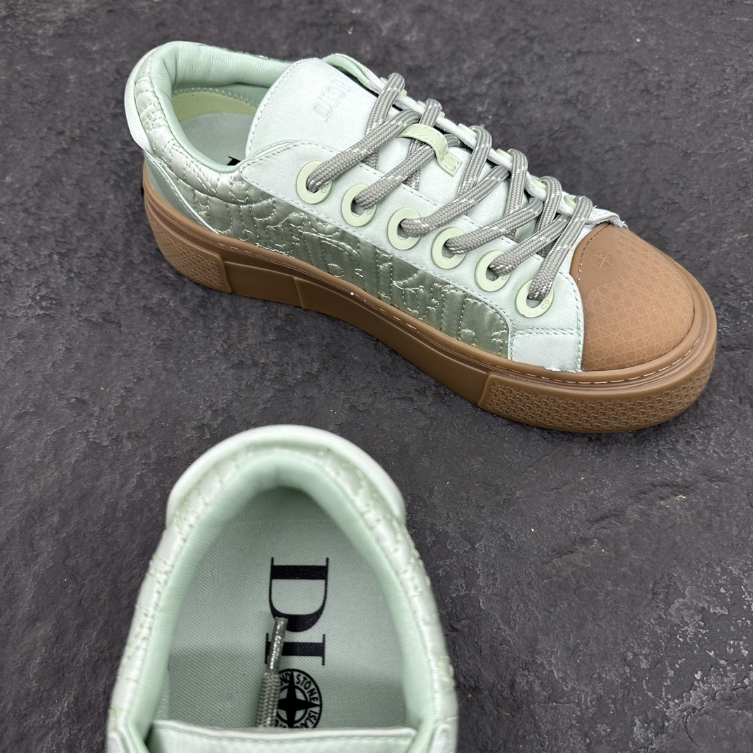Dior x Stone Island B33 Low Sneakers Mint Green