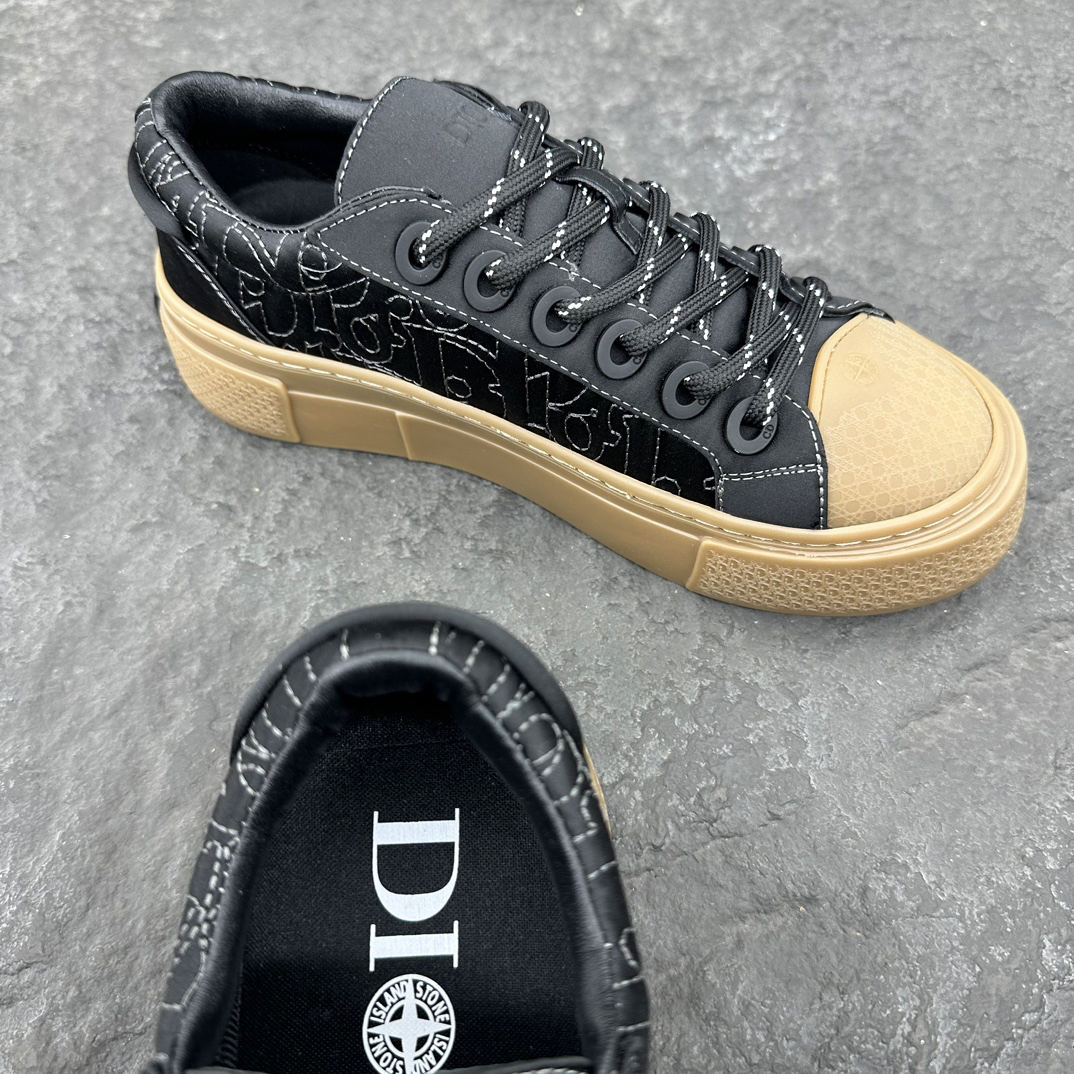 Dior x Stone Island B33 Low-Top Sneakers Black