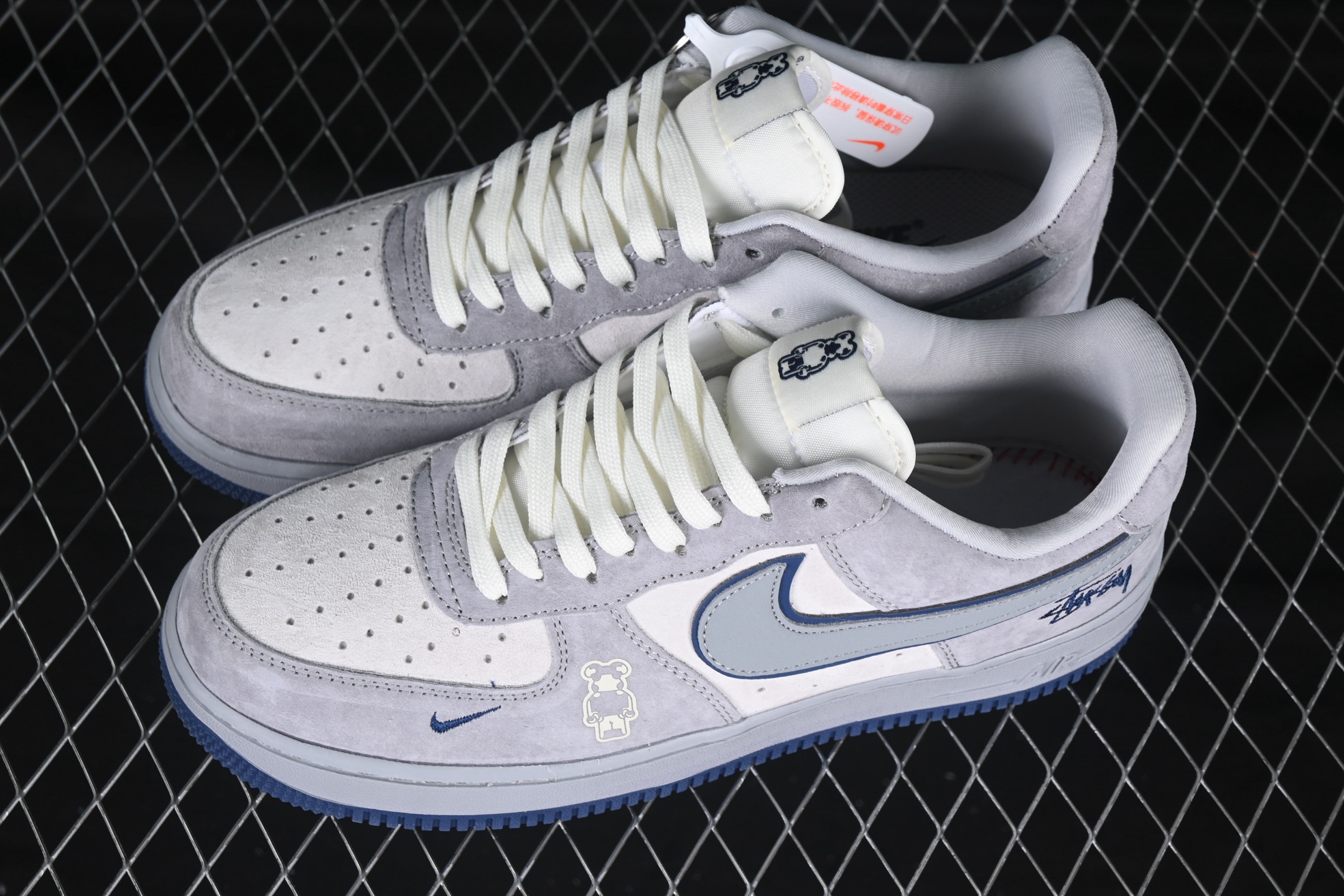 Nike Air Force 1 Low Stussy Grey Blue