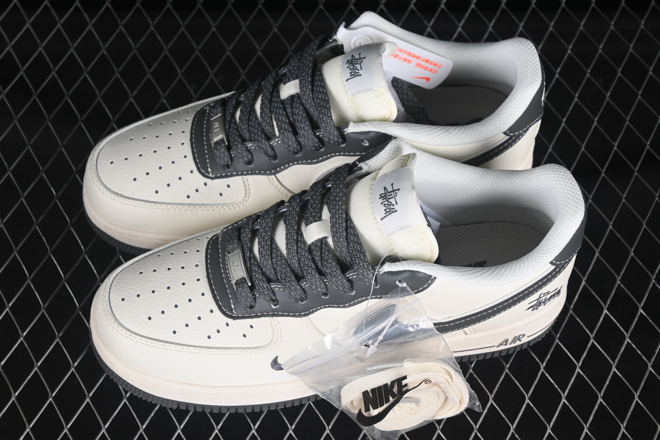 Nike x Stussy Air Force 1 Low Granite Gray