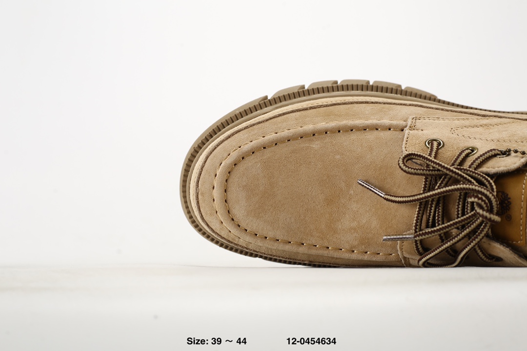 Timberland Lug Sole Low-Top Lace-Up Shoes Khaki