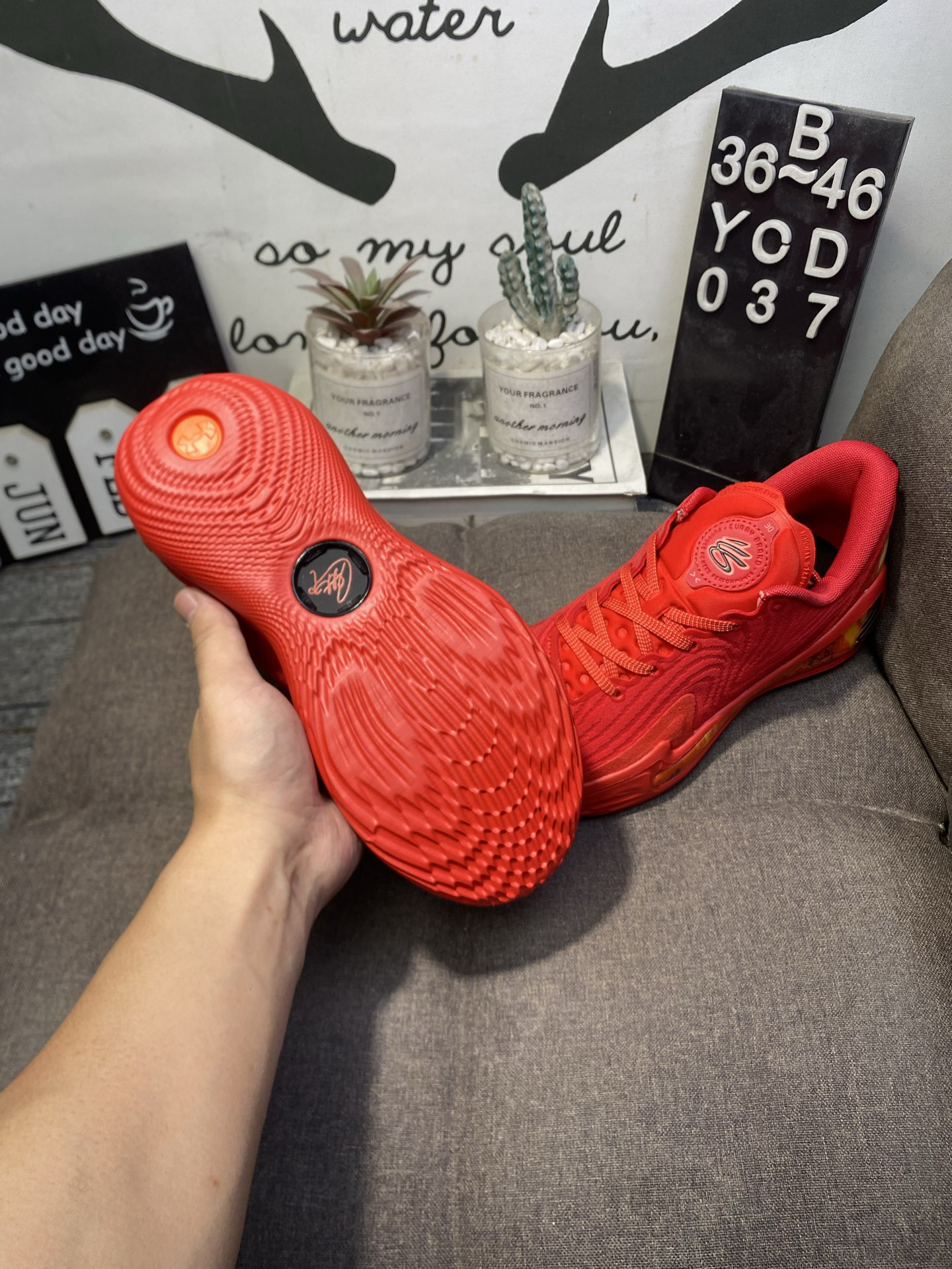 Under Armour Curry 12 WT Basketball Shoes Red