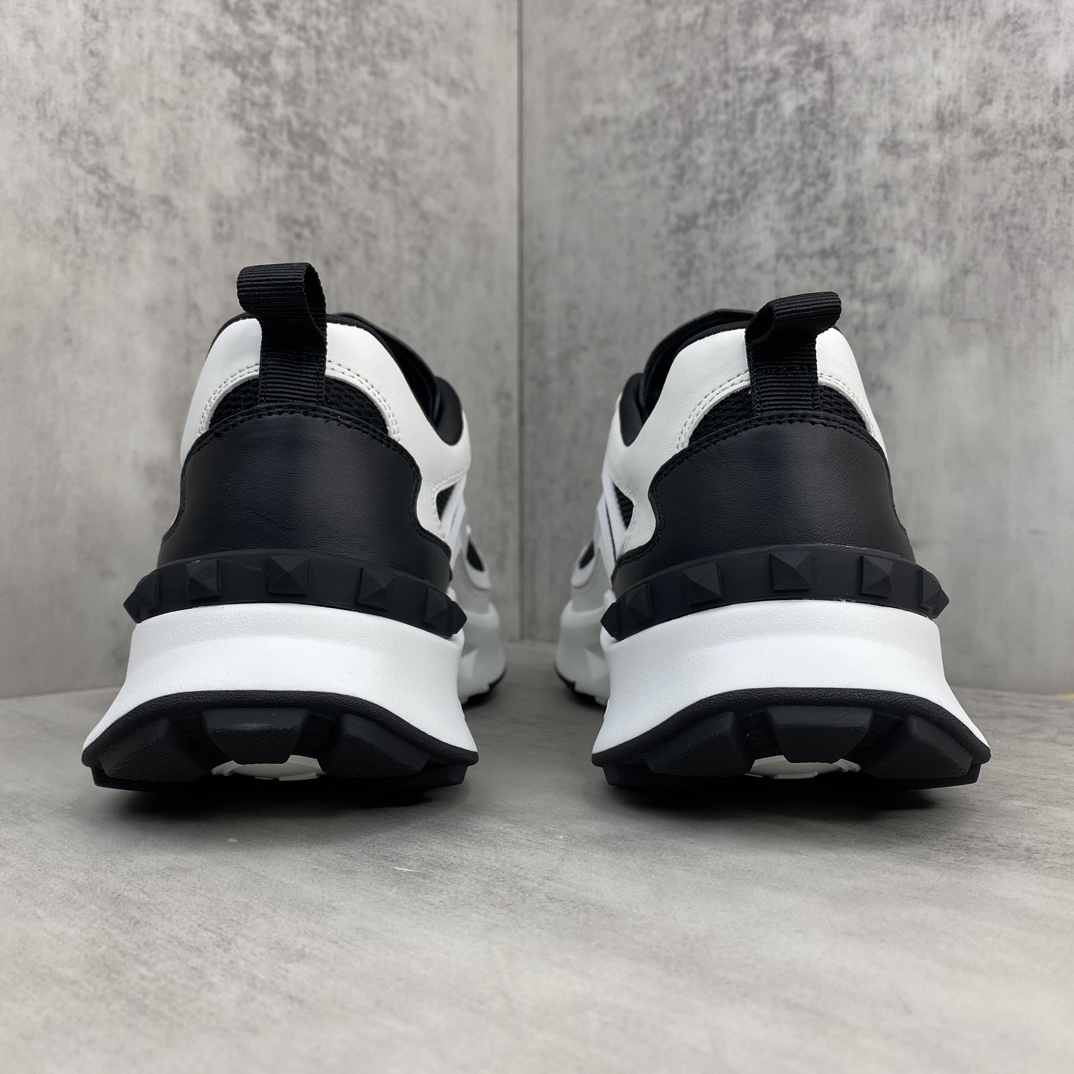 Valentino True Act Mesh Sneakers Black/White