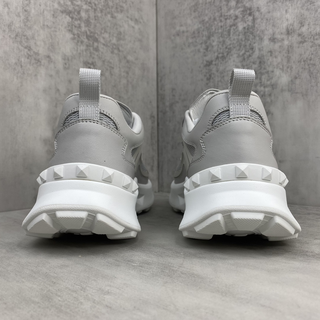 Valentino True Act Mesh Sneakers Gray/White