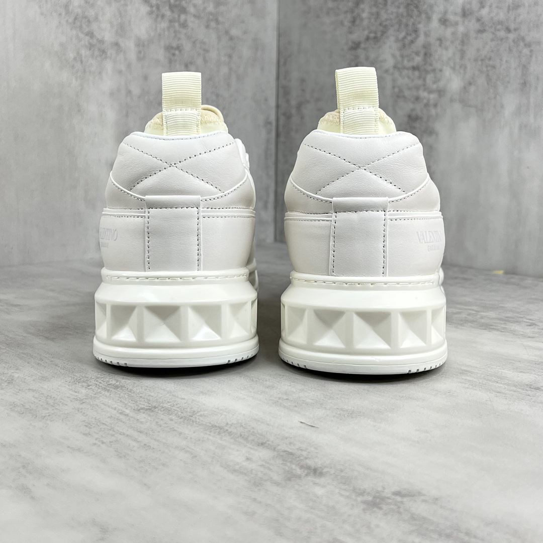 Valentino Garavani Platform Sock Sneakers White