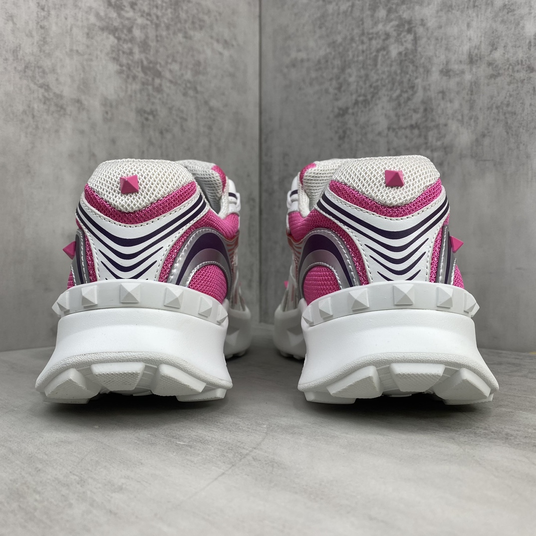 Valentino Garavani Totaloop V Runner Sneakers White/Pink