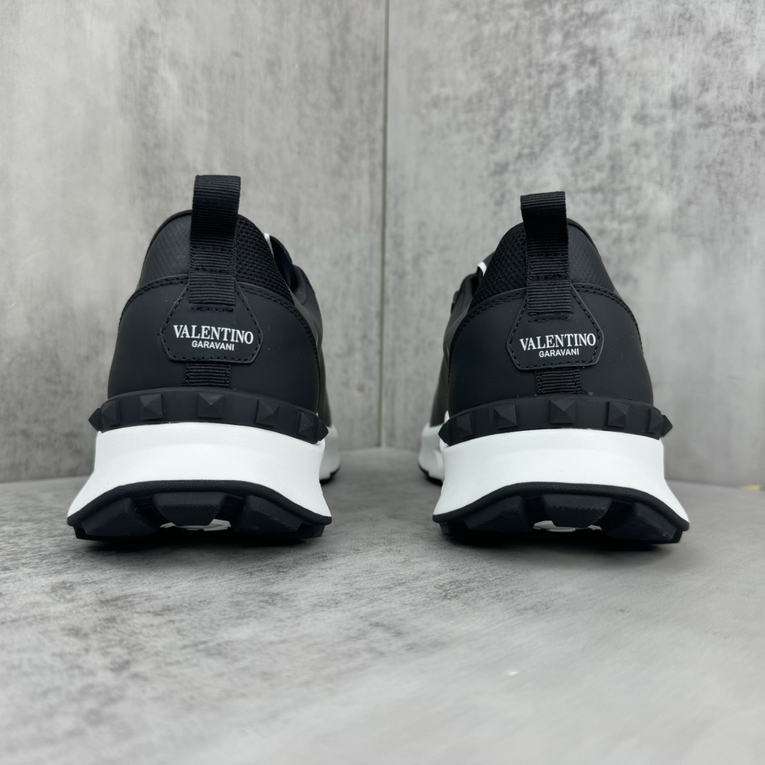 Valentino True Act Mesh Sneakers Black/White