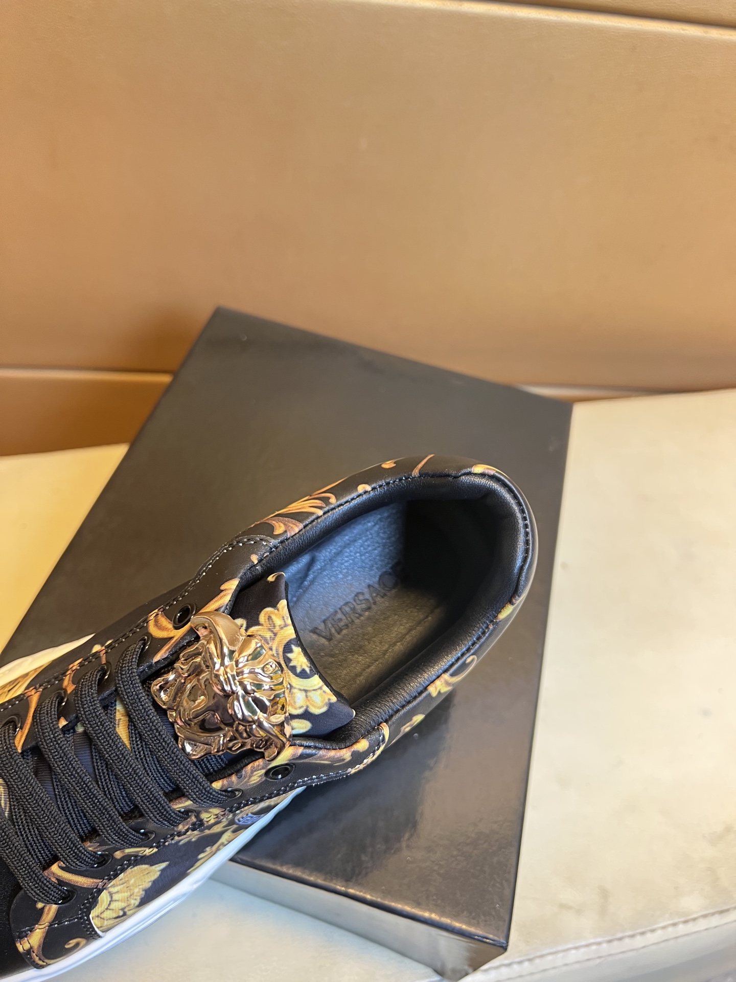 Versace Medusa Baroque Sneakers Black