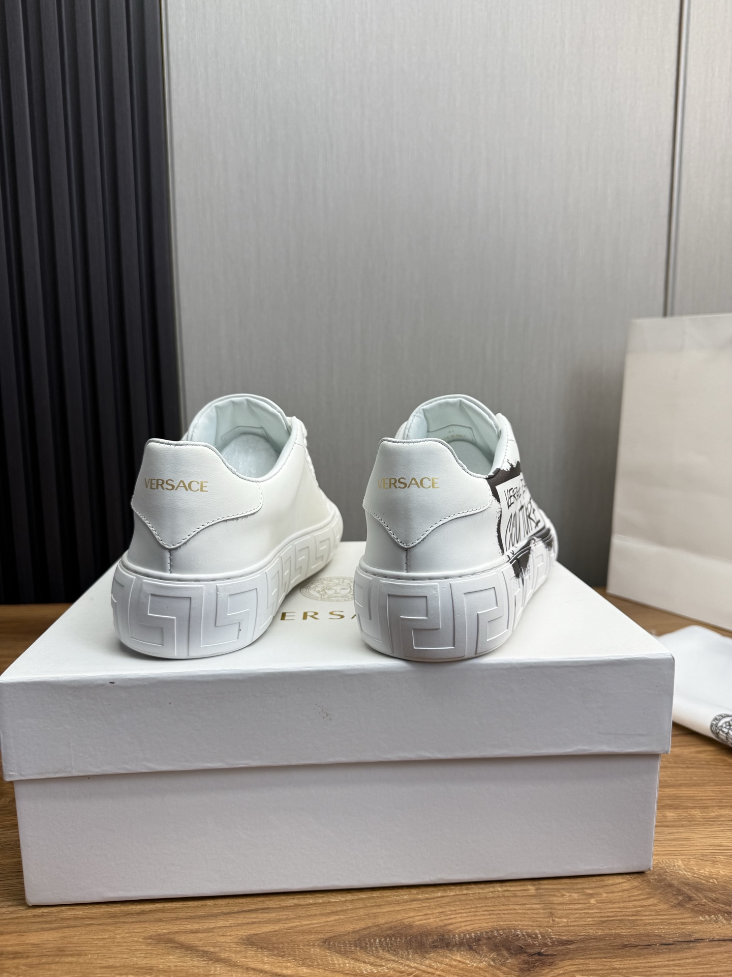 Versace Jeans Couture Leather Sneakers White