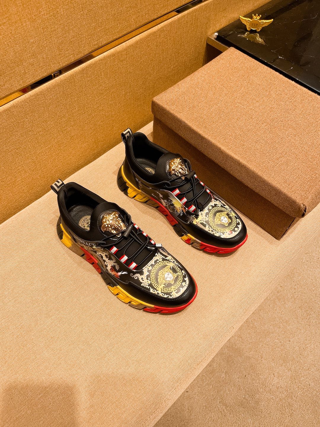 Versace Medusa Low-Top Sneakers Multicolor