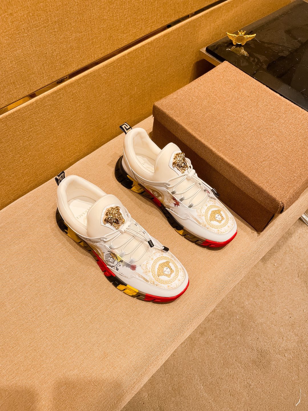 Versace Medusa Low-Top Sneakers Multicolor